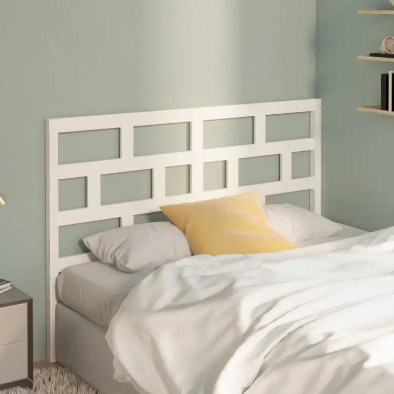 Trendy hoofdborden en voetborden van massief grenenhout voor elke slaapkamer - Wit / 166 x 100 cm / 1 - Hoofdborden