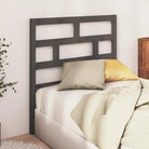 Trendy hoofdborden en voetborden van massief grenenhout voor elke slaapkamer - Grijs / 106 x 100 cm / 1 - Hoofdborden