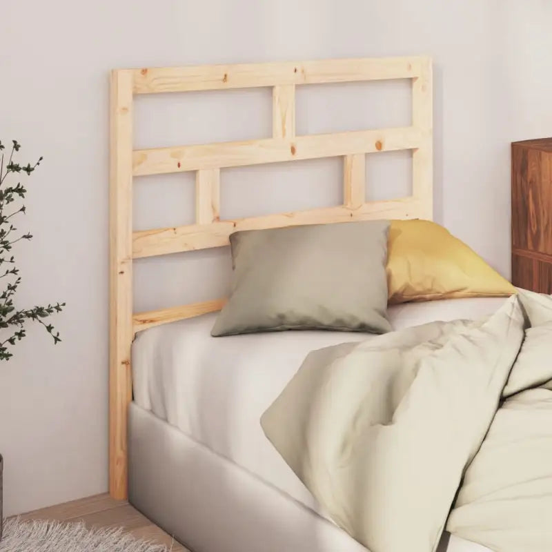 Trendy hoofdborden en voetborden van massief grenenhout voor elke slaapkamer - Naturel / 106 x 100 cm / 1 - Hoofdborden