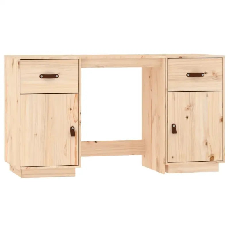 Trendy houten bureau van massief grenenhout voor je woonruimte - Bureaus