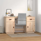 Trendy houten bureau van massief grenenhout voor je woonruimte - Bureaus