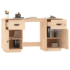 Trendy houten bureau van massief grenenhout voor je woonruimte - Bureaus