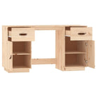 Trendy houten bureau van massief grenenhout voor je woonruimte - Bureaus