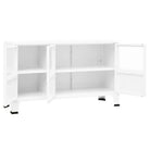 Trendy industrieel dressoir van metaal voor een strakke uitstraling - Wit / 1 - Dressoirs & buffetkasten