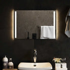 Trendy LED Badkamerspiegel met IP65-klasse Waterdicht Design - 60 x 40 cm / 1 - Spiegels