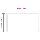 Trendy LED Badkamerspiegel met IP65-klasse Waterdicht Design - Spiegels