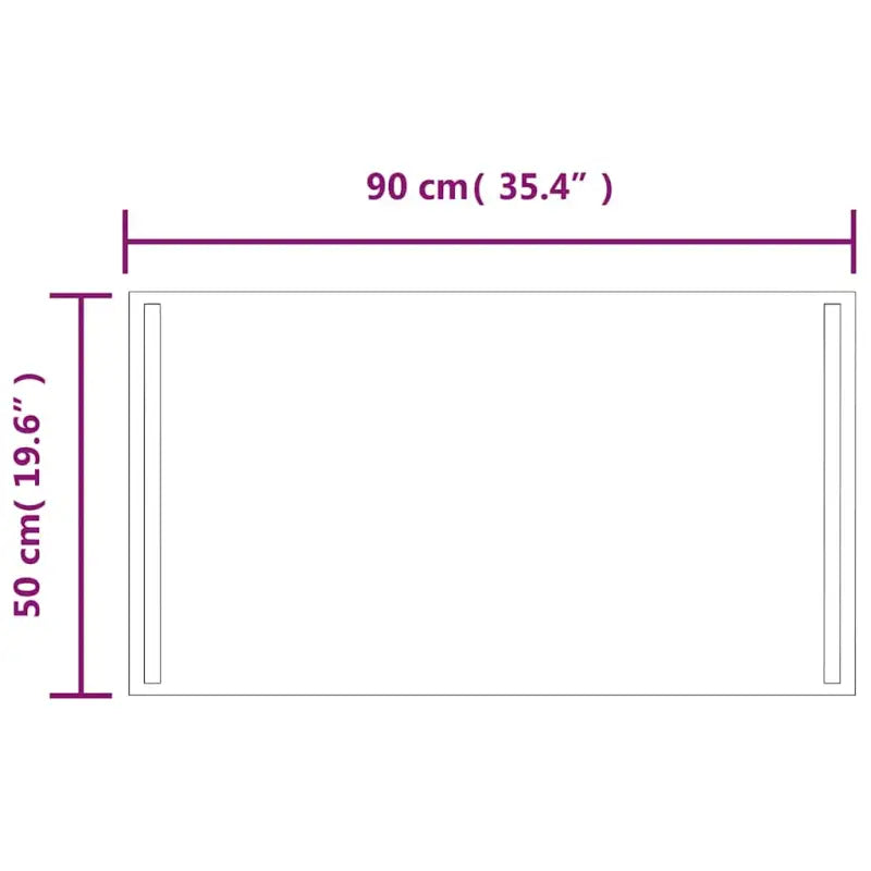Trendy LED Badkamerspiegel met IP65-klasse Waterdicht Design - Spiegels