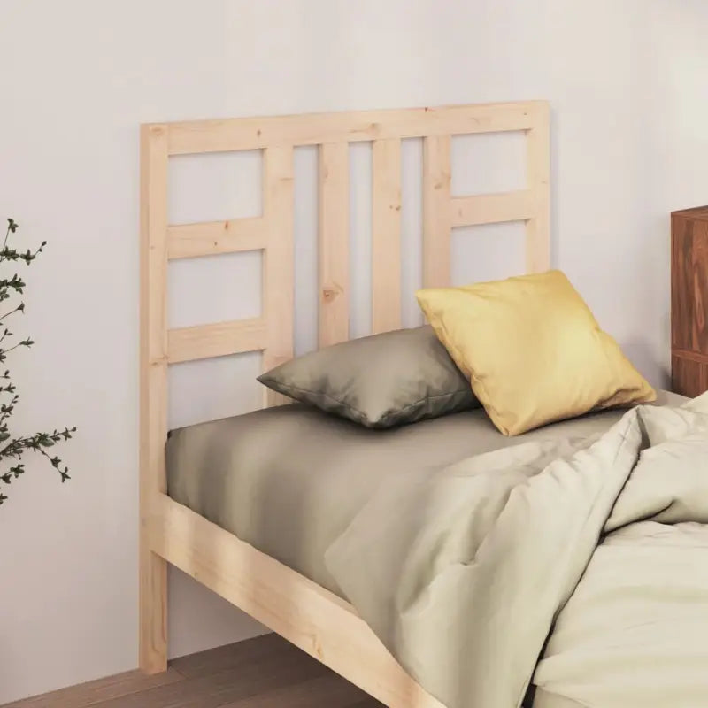 Trendy massief grenenhout hoofdbord voor elke slaapkamer stijl - Naturel / 96 x 100 cm / 1 - Hoofdborden en voetborden