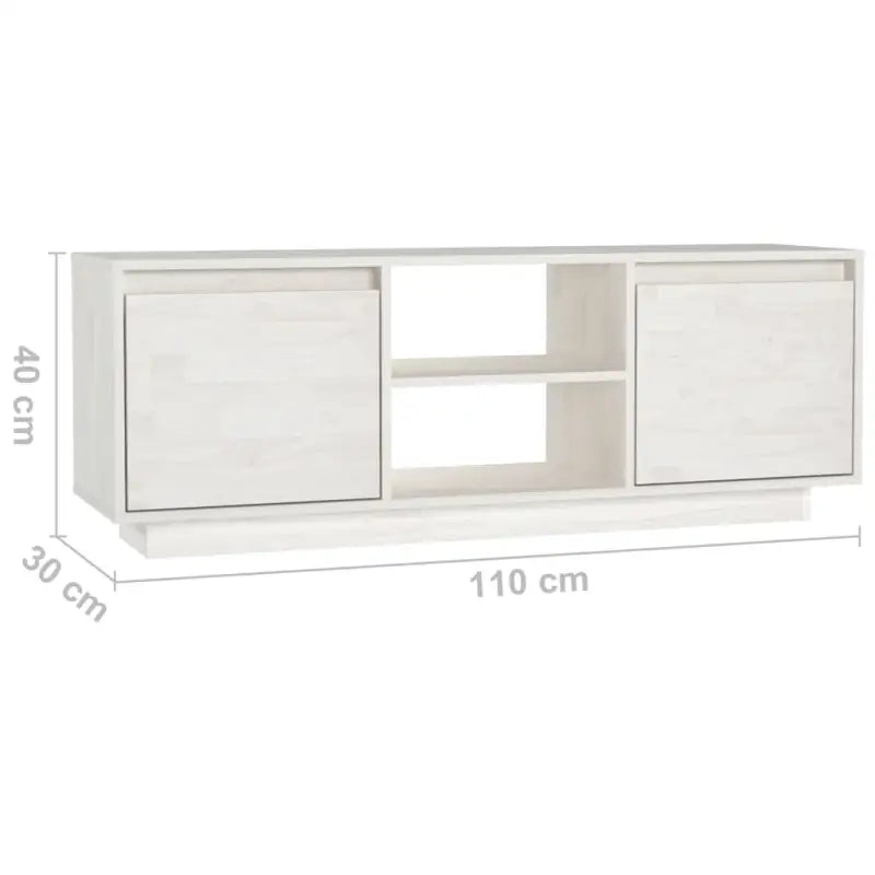 Trendy massief grenenhout TV-meubel voor elegant en duurzaam interieur - Tv-meubels