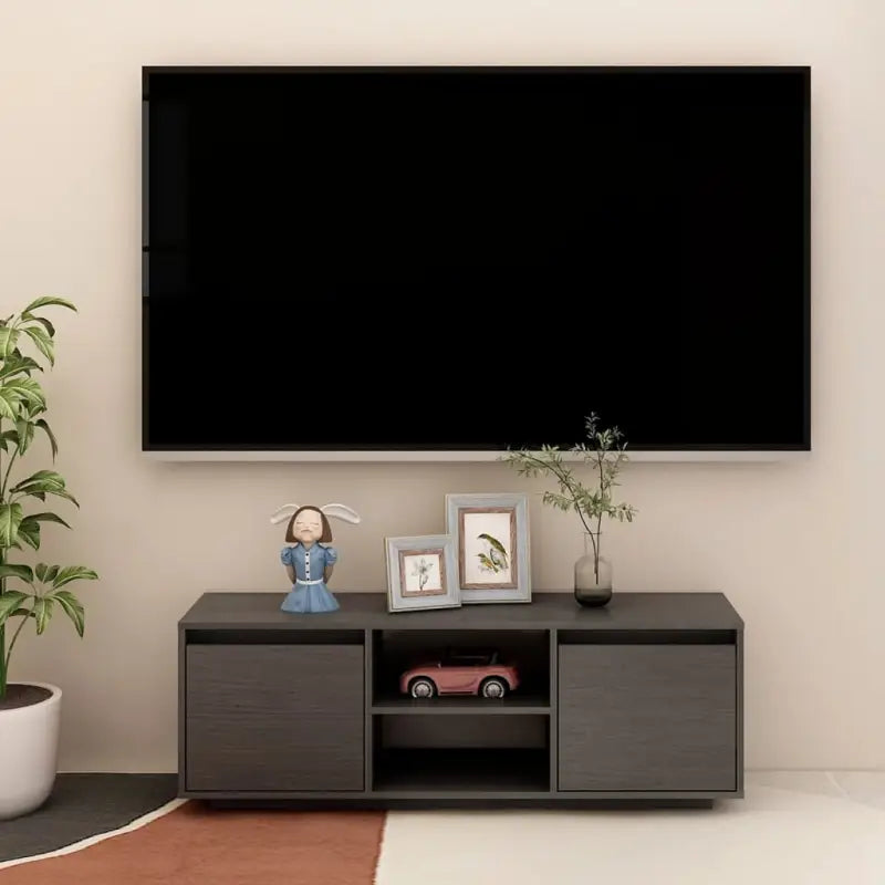 Trendy massief grenenhout TV-meubel voor elegant en duurzaam interieur - Grijs / 1 - Tv-meubels