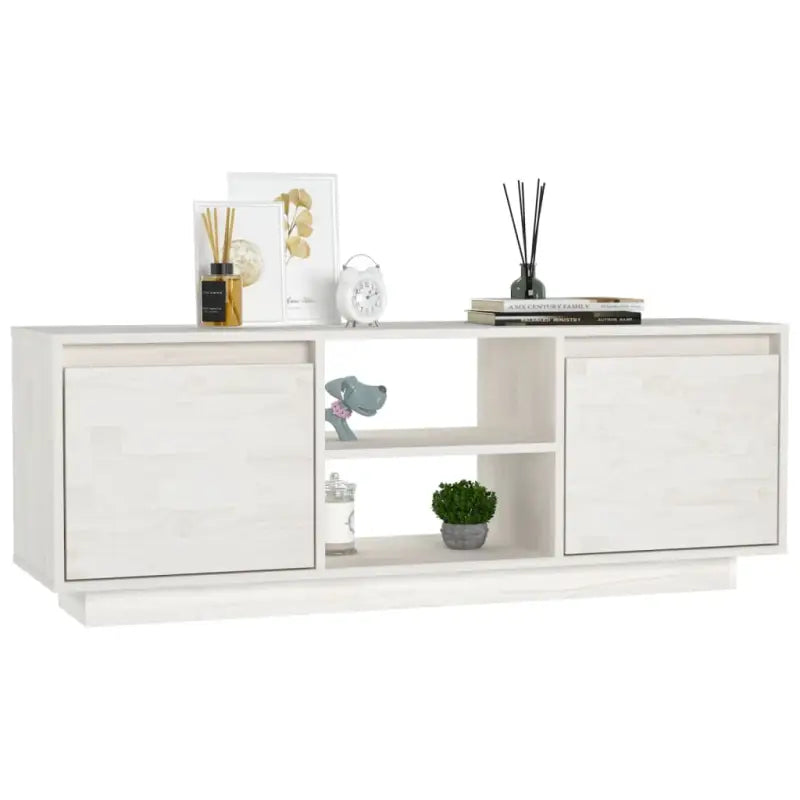 Trendy massief grenenhout TV-meubel voor elegant en duurzaam interieur - Tv-meubels