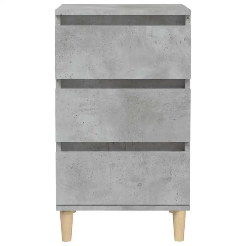 Trendy nachtkastje met houten poten en bewerkt hout voor een strak interieur - Nachtkastjes