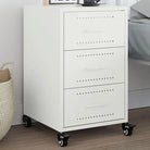 Trendy Nachtkastje met stabiel koudgewalst staal frame - Wit / 1 - Nachtkastjes
