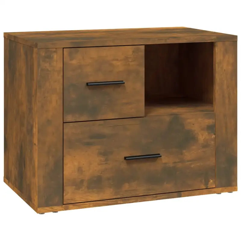 Trendy nachtkastje van bewerkt hout dat gemakkelijk schoon te maken - Nachtkastjes