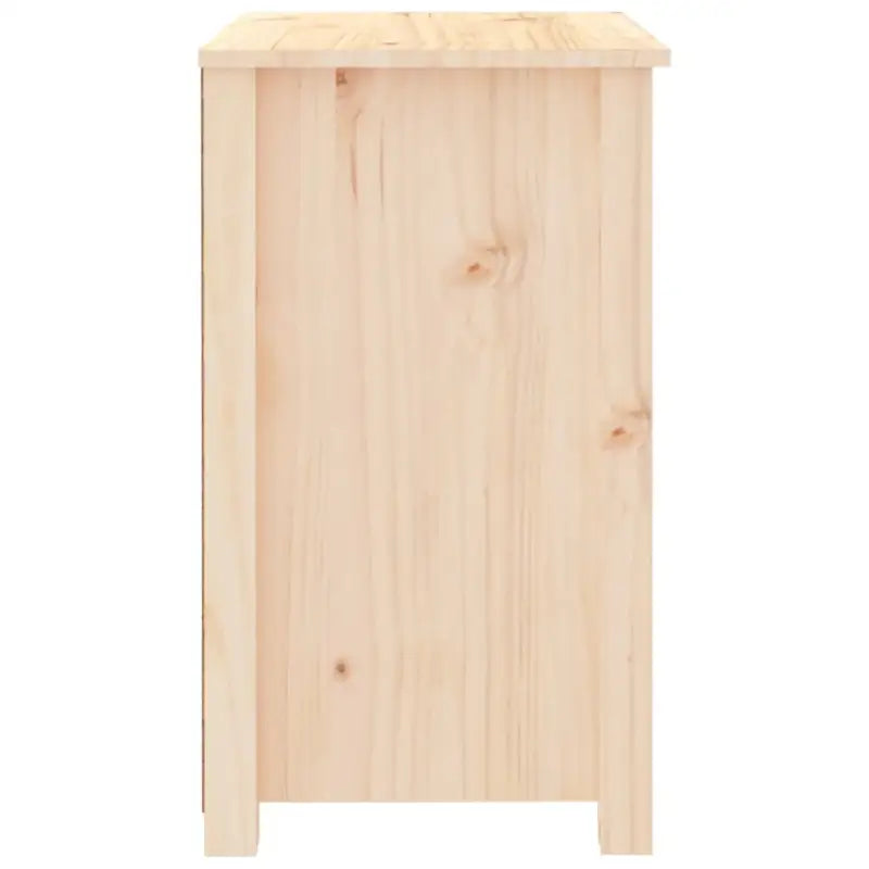Trendy nachtkastje van massief grenenhout met strak design - Nachtkastjes