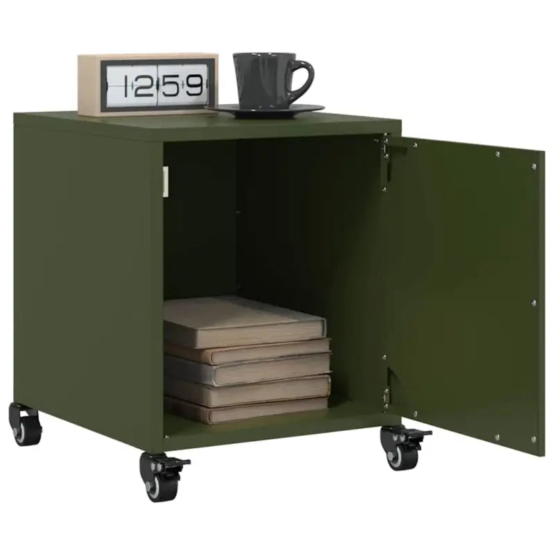 Trendy nachtkastjes met stabiel koudgewalst staal frame - Groen / 2 - Nachtkastjes