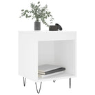 Trendy nachtkastjes van bewerkt hout met metalen poten voor een strak interieur - Nachtkastjes