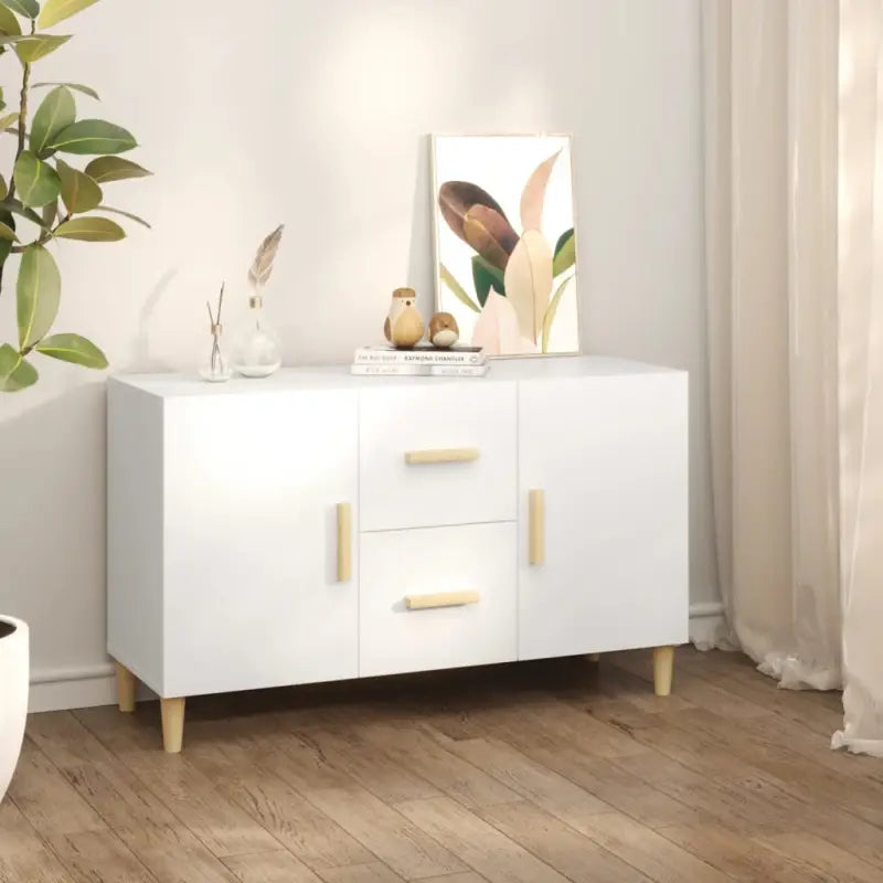 Trendy ontwerp dressoir van bewerkt hout gemakkelijk schoon en stabiel - Wit / 1 - Dressoirs & buffetkasten