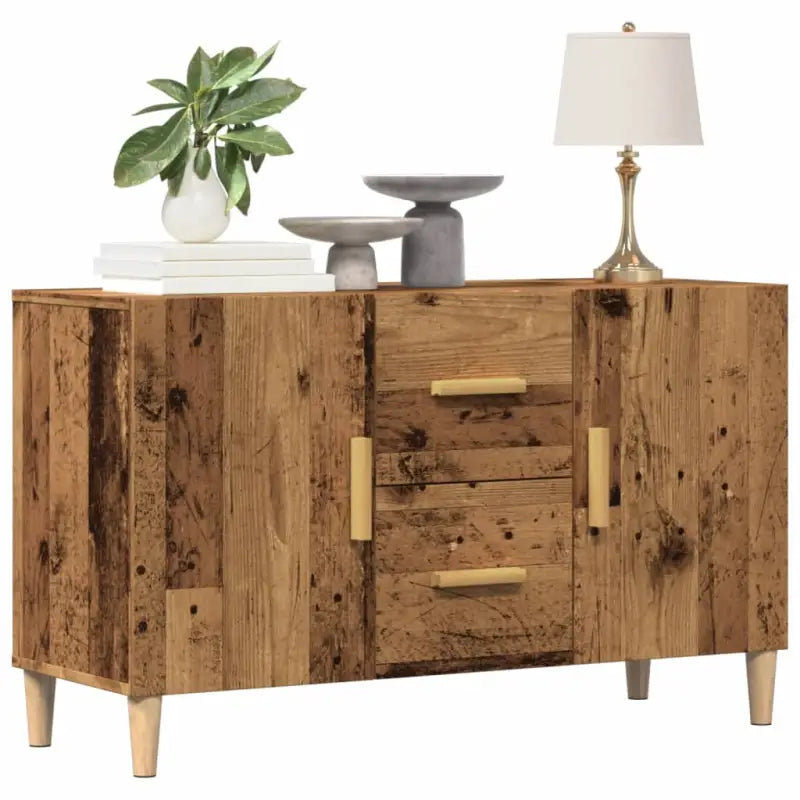 Trendy ontwerp dressoir van bewerkt hout gemakkelijk schoon en stabiel - Oud hout / 1 - Dressoirs & buffetkasten