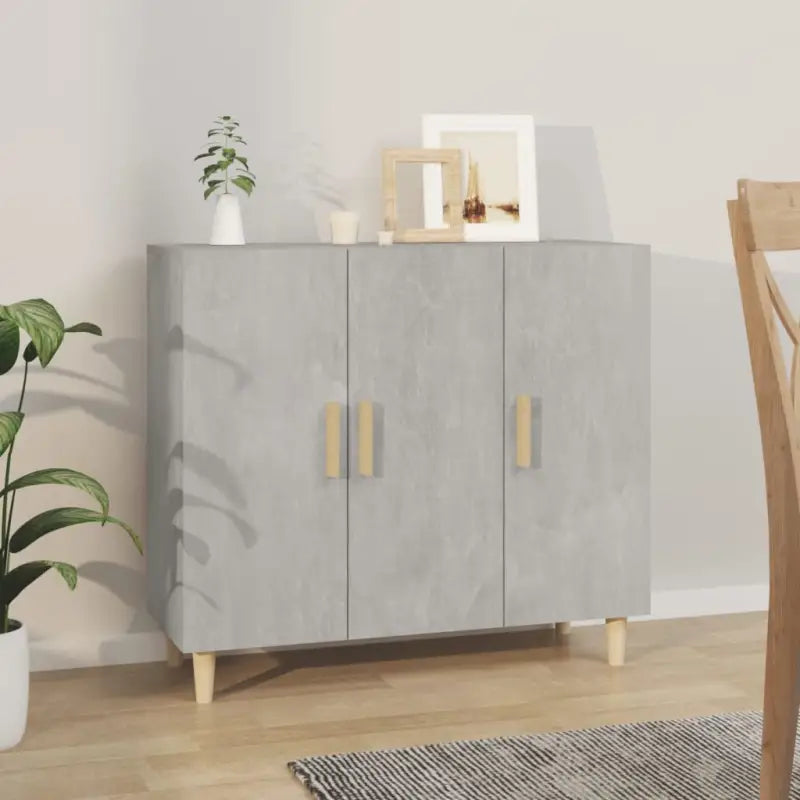 Trendy ontwerp grijs sonoma dressoir gemakkelijk schoon en stevig - Betongrijs / 1 - Dressoirs & buffetkasten