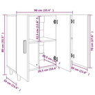 Trendy ontwerp grijs sonoma dressoir gemakkelijk schoon en stevig - Dressoirs & buffetkasten
