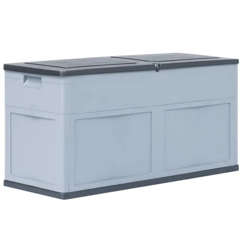Trendy opbergbox voor buiten voor het opbergen van kussens en dekens - Grijs - Opbergboxen voor buiten