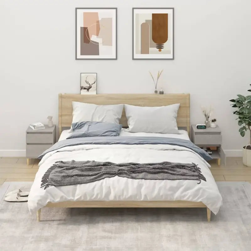 Trendy Opbergkasten met stabiel blad en elegant ontwerp - Betongrijs / 2 - Opbergkasten & lockerkasten