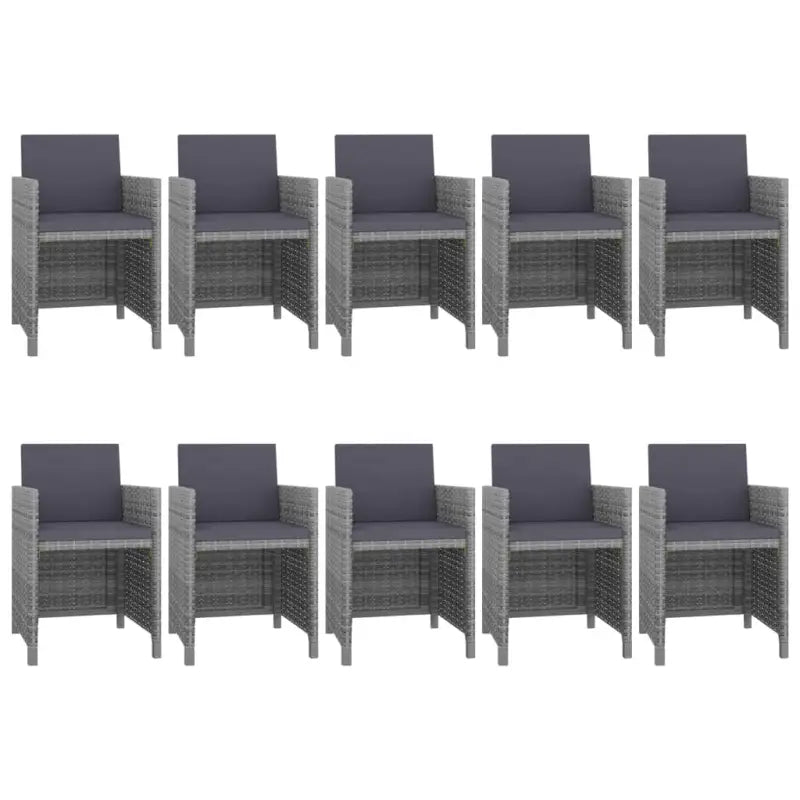 Trendy rattan tuinset met stalen frame en makkelijke schoonmaak - Tuinsets