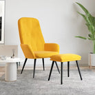 Trendy relaxstoel voor werk en ontspanning - Geel / 1 / Met voetensteun - Fauteuils & Relaxfauteuils