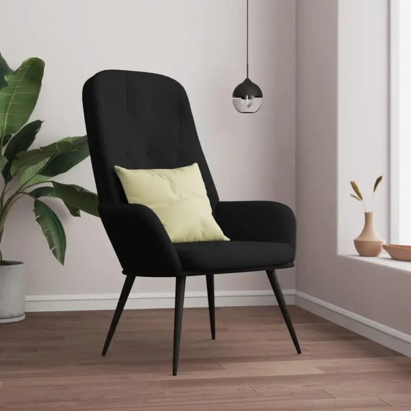 Trendy relaxstoel voor werk en ontspanning - Zwart / 1 / Zonder voetensteun - Fauteuils & Relaxfauteuils