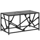 Trendy salontafel met glazen blad voor elegante woonkamerdecoratie - Salontafels