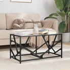 Trendy salontafel met glazen blad voor elegante woonkamerdecoratie - Salontafels