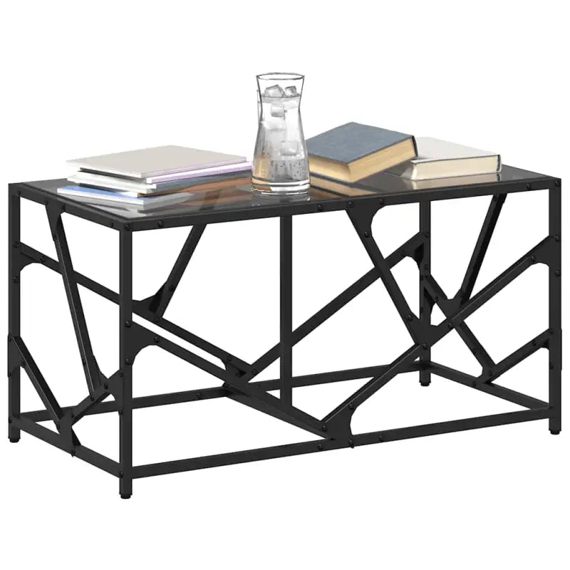 Trendy salontafel met glazen blad voor elegante woonkamerdecoratie - Salontafels