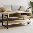 Trendy salontafel van bewerkt hout voor binnen handbereik - Sonoma eiken / 1 - Salontafels
