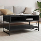Trendy salontafel van bewerkt hout voor binnen handbereik - Zwart / 1 - Salontafels