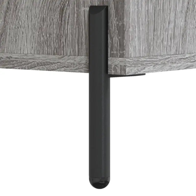 Trendy schoenenrek met ijzeren poten in grijs sonoma van bewerkt hout - Grijs sonoma / 1 - Schoenenrekken
