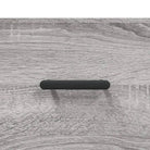 Trendy schoenenrek met ijzeren poten in grijs sonoma van bewerkt hout - Grijs sonoma / 1 - Schoenenrekken
