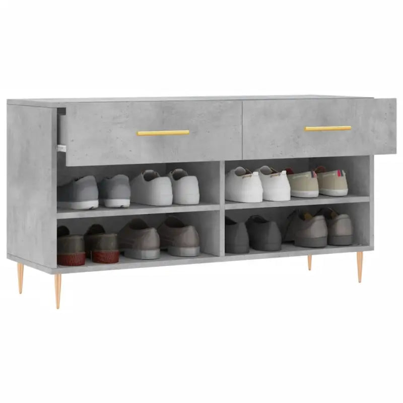 Schoenenbank 102X35X55 Cm Bewerkt Hout