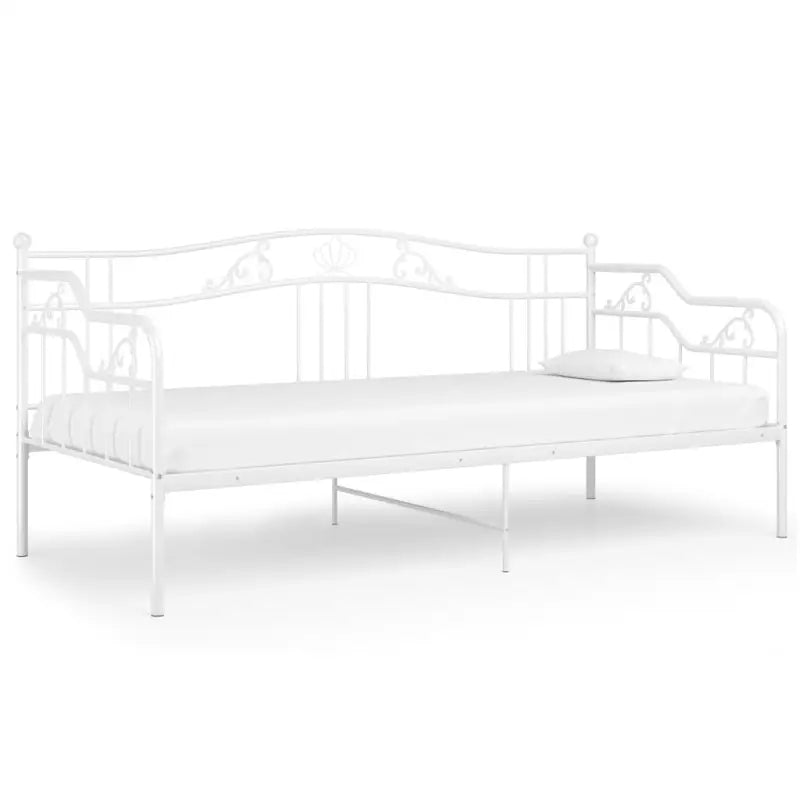 Trendy slaapbank voor extra zitruimte en gastenbed - Wit - Bedden & bedframes