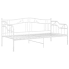 Trendy slaapbank voor extra zitruimte en gastenbed - Wit - Bedden & bedframes