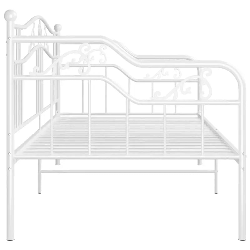 Trendy slaapbank voor extra zitruimte en gastenbed - Wit - Bedden & bedframes