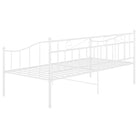 Trendy slaapbank voor overdag zit en ’s nachts bed - Wit - Bedden & bedframes