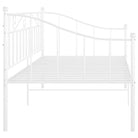 Trendy slaapbank voor overdag zit en ’s nachts bed - Wit - Bedden & bedframes
