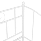 Trendy slaapbank voor overdag zit en ’s nachts bed - Wit - Bedden & bedframes