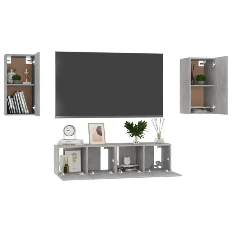 Trendy Televisiekast met muurbevestiging voor een tijdloze uitstraling - Tv-meubels