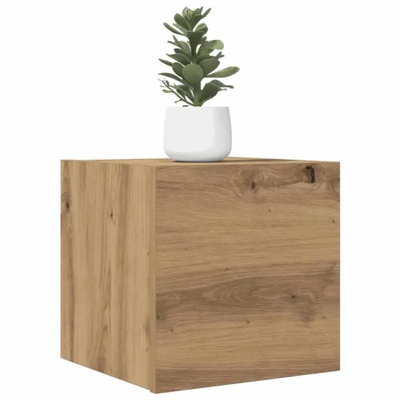 Trendy televisiemeubel met rechts openende deuren voor een stijlvolle inrichting - artisanaal eikenkleurig / 2
