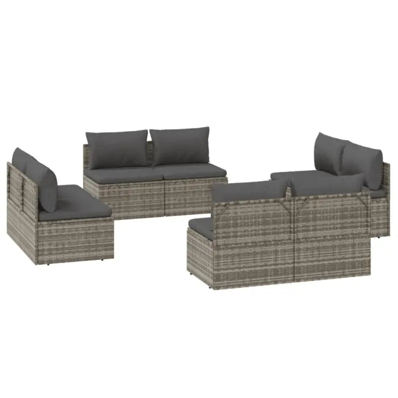 Trendy tuinbanken met waterdichte zak en duurzaam poly rattan - Tuinsets