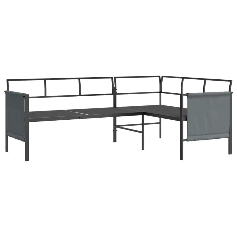 Trendy tuinhoekbank met stabiel frame voor ontspannen buitenplezier - 168 x 116 x 65 cm - Tuinsets