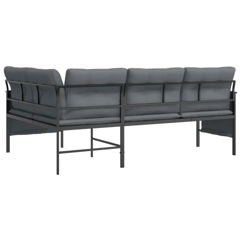 Trendy tuinhoekbank met stabiel frame voor ontspannen buitenplezier - 168 x 116 x 65 cm - Tuinsets