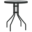 Trendy tuinset met gehard glas voor een stijlvolle terrasbeleving - Zwart / na / 3 - Tuinsets